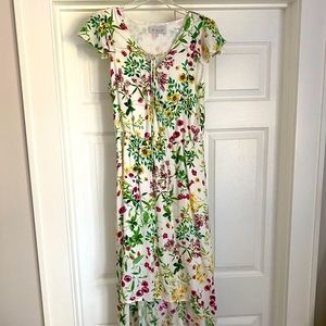 Wayf high-low midi dress